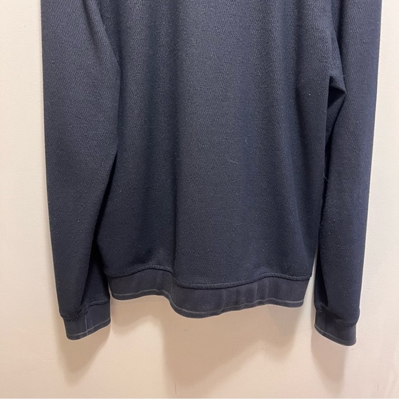Ted Baker Full Zip Navy Blue Sweater Size Large - Picture 6 of 12